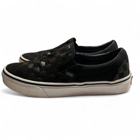 Vans Other - Vans Mens/Womens Black Checkerboard Slip-On Shoes Size 8.5 Mens/10 Womens Y2K